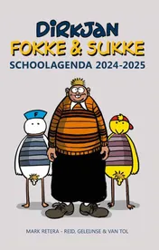 Omslag van Dirkjan Fokke & Sukke Schoolagenda 2024-2025