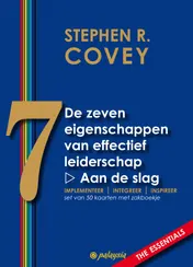 Omslag van De zeven eigenschappen van effectief leiderschap - Aan de slag