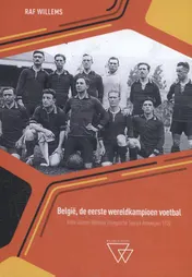 Omslag van België, de eerste wereldkampioen voetbal