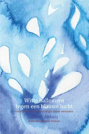Omslag van Witte ballonnen tegen een blauwe lucht
