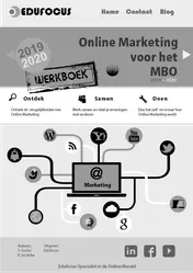 Omslag van Werkboek Online Marketing voor het MBO 2019-2020