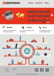 Omslag van Online Wereld voor Toerisme en Recreatie 1 2019-2020