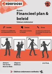 Omslag van Vakman ondernemer: Financieel plan en financieel beleid