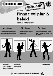 Omslag van Vakman ondernemer: Werkboek Financieel plan en Financieel beleid