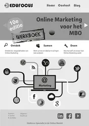 Omslag van Werkboek Online Marketing voor het MBO