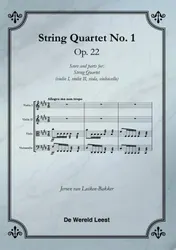Omslag van String Quartet No. 1