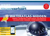 Omslag van Waterkaart Nederland Midden - 2018 - wateratlas - Nieuwe Vaarkaart