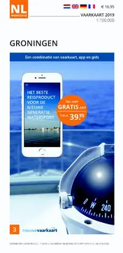 Omslag van Vaarkaart Groningen 2019