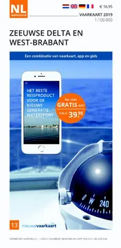 Omslag van Vaarkaart Zeeuwse Delta en West-Brabant 2019