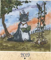 Omslag van Ecce Florescunt Lilia kalender 2019