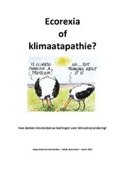 Omslag van Ecorexia of klimaatapathie?