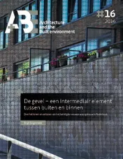 Omslag van De gevel – een intermediair element tussen buiten en binnen