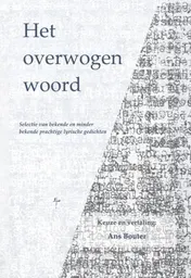 Omslag van Het overwogen woord