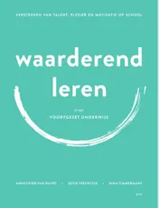 Omslag van Waarderend leren in het voortgezet onderwijs