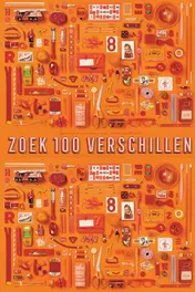 Omslag van Stratier XL Spelposter - Zoek 100 verschillen (ORANJE)