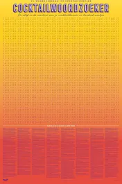 Omslag van Stratier XL Spelposter - Cocktailwoordzoeker - 100 weetjes