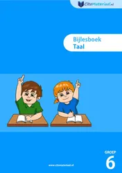 Omslag van GROEP 6 BIJLESBOEK TAAL