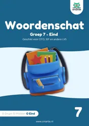 Omslag van Woordenschat groep 7 - eind - Geschikt voor CITO, IEP en andere LVS