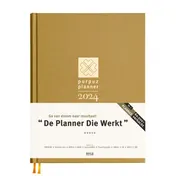 Omslag van Purpuz Planner 2024 Agenda - Organizer - Behaal je Doelen