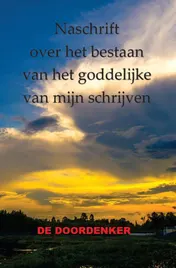 Omslag van Naschrift over het bestaan van het goddelijke van mijn schrijven