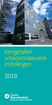 Omslag van Kengetallen schoonmaakwerk Instellingen 2019