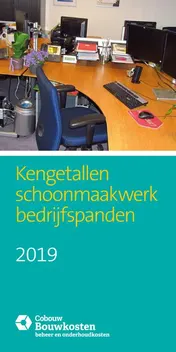 Omslag van Kengetallen schoonmaakwerk Bedrijfspanden 2019