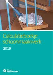 Omslag van Calculatieboekje Schoonmaakwerk 2019