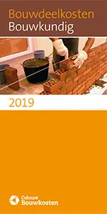 Omslag van Bouwdeelkosten Bouwkundig 2019