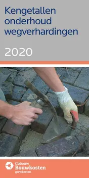 Omslag van Kengetallen onderhoud wegverharding 2020