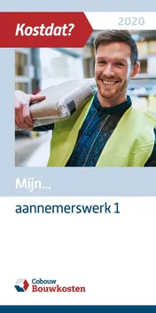 Omslag van Mijn... aannemerswerk 1 - 2020