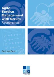 Omslag van Agile Service Management with Scrum Researched