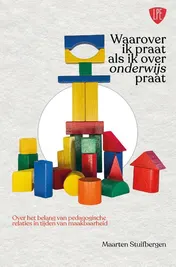 Omslag van Waarover ik praat als ik over onderwijs praat
