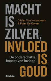 Omslag van Macht is zilver, invloed is goud