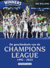 Omslag van De geschiedenis van de Champions League 1992-2024