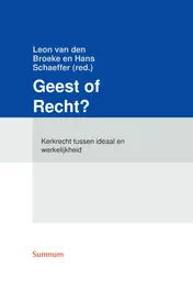 Omslag van Geest of Recht?
