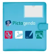 Omslag van Pictogenda Losse ringband (lichtblauw)