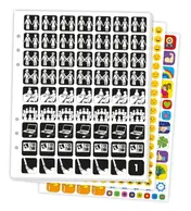 Omslag van Pictogenda voorbedrukte pictogramstickers 2019