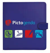 Omslag van Pictogenda Losse ringband (donkerblauw)