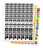 Omslag van Pictogenda Stickervellen met pictogrammen 2020