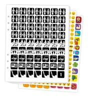 Omslag van Pictogenda Stickervellen met pictogrammen