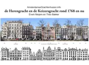 Omslag van De Herengracht en de Keizersgracht rond 1768 en nu