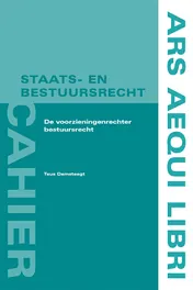 Omslag van De voorzieningenrechter bestuursrecht