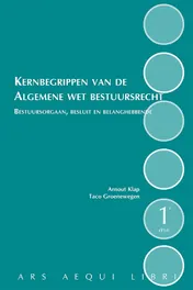 Omslag van Kernbegrippen van de Algemene Wet Bestuursrecht