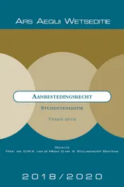 Omslag van Aanbestedingsrecht 2018-2020 – Studenteneditie