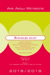Omslag van Burgerlijk recht 2018/2019