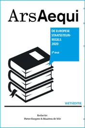 Omslag van Europese staatssteunregels 2020
