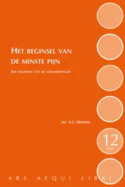 Omslag van Het beginsel van de minste pijn