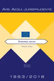 Omslag van Jurisprudentie Europees recht 1963-2018