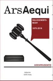 Omslag van Jurisprudentie Faillissementsrecht 1975-2018