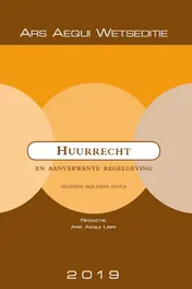Omslag van Huurrecht 2019